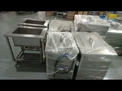 Προβολή προσαρμόσιμου βιομηχανικού καθαριστικού εξαρτημάτων υπερήχων από ανοξείδωτο ατσάλι 96L 3000W Επίδειξη