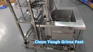 Παρουσιάστε τον καθαρισμό με υπερήχους 38L από ανοξείδωτο χάλυβα