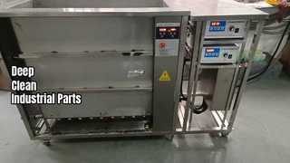 Βιομηχανικός εξοπλισμός καθαρισμού υπερήχων 560L 40KHz Ενιαίο δοχείο από ανοξείδωτο χάλυβα για εσάς